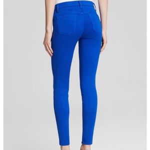 J Brand Skinny Leg Mid-Rise Royal Blue Jeans Pants 💙